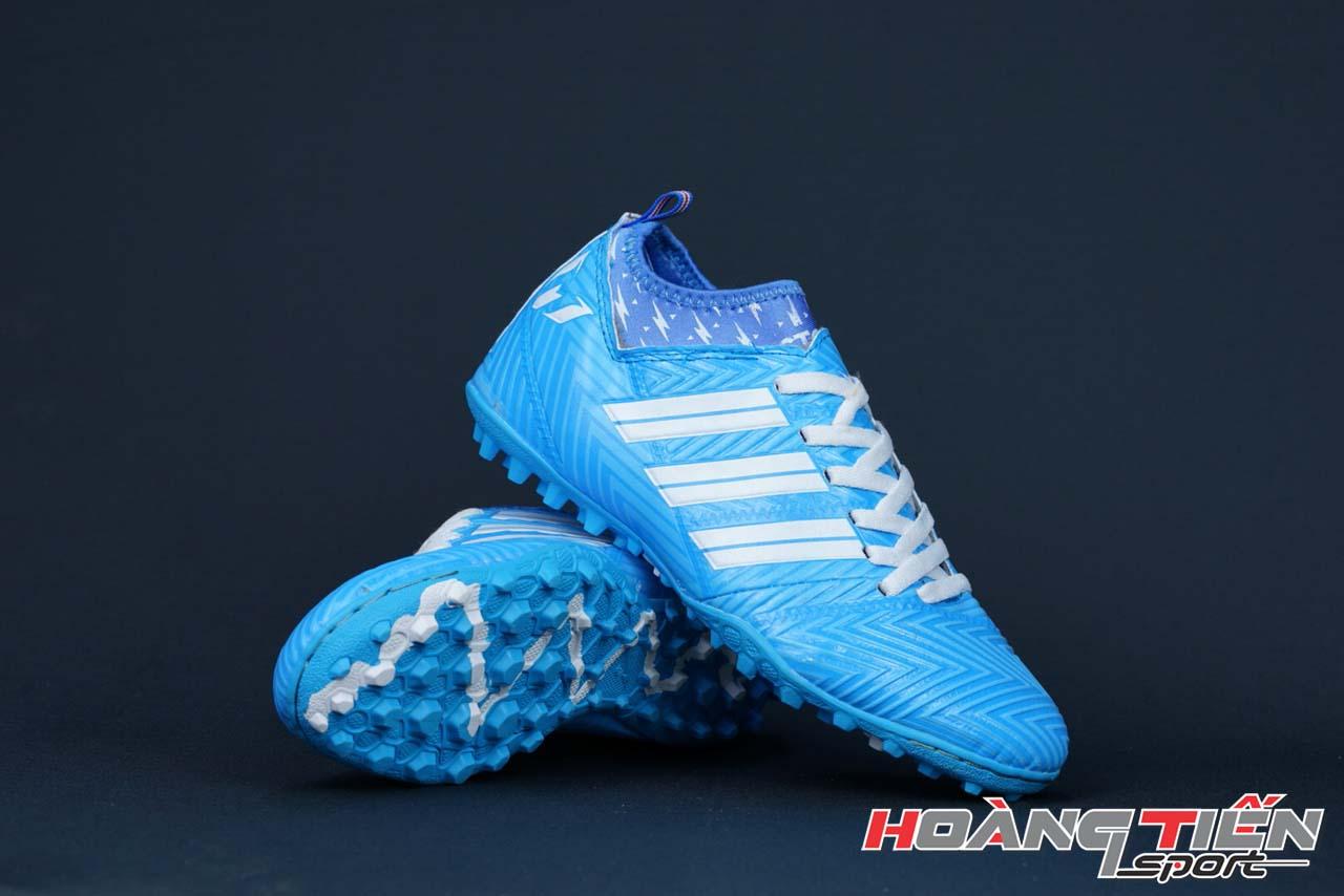 Giày Đá Bóng Messi Cổ Cao xanh biển