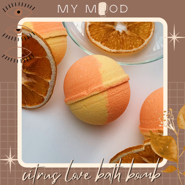 MY MOOD Citrus love bath bomb | Bom tắm bồn Citrus love