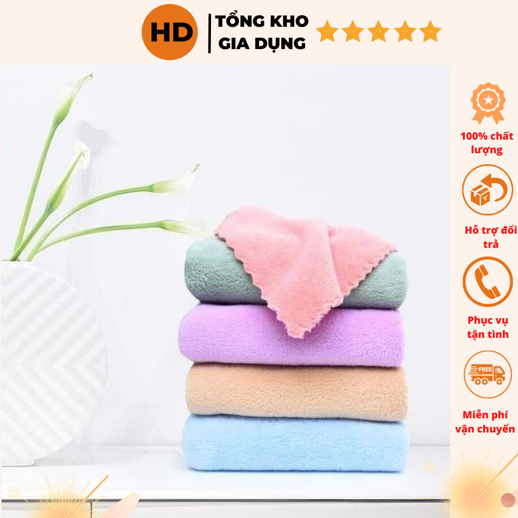 [Sẵn Hàng] [1 CHIẾC]Khăn Mặt Hàn Quốc 50x30cm