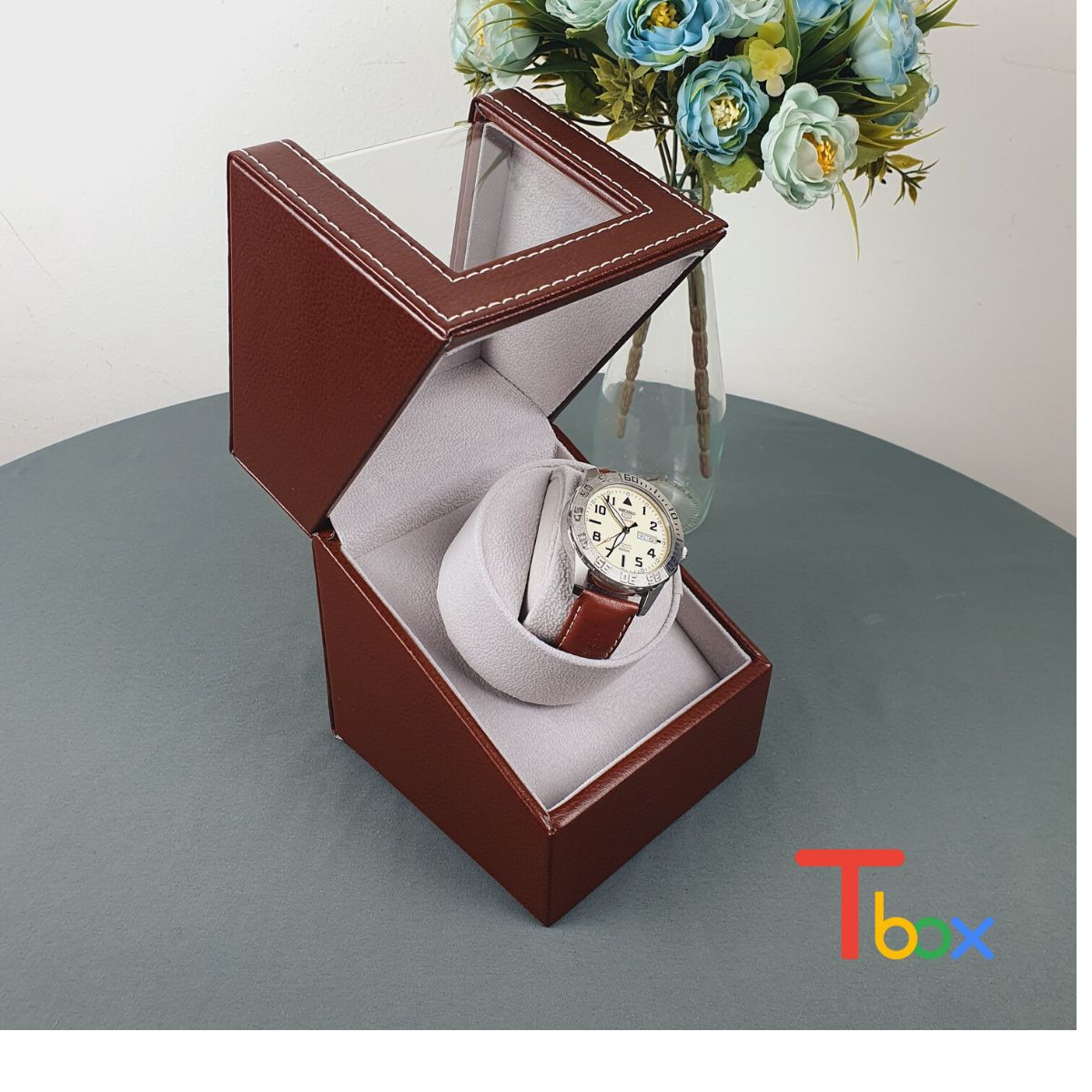 Hộp đựng đồng hồ cơ 1 xoay tự động