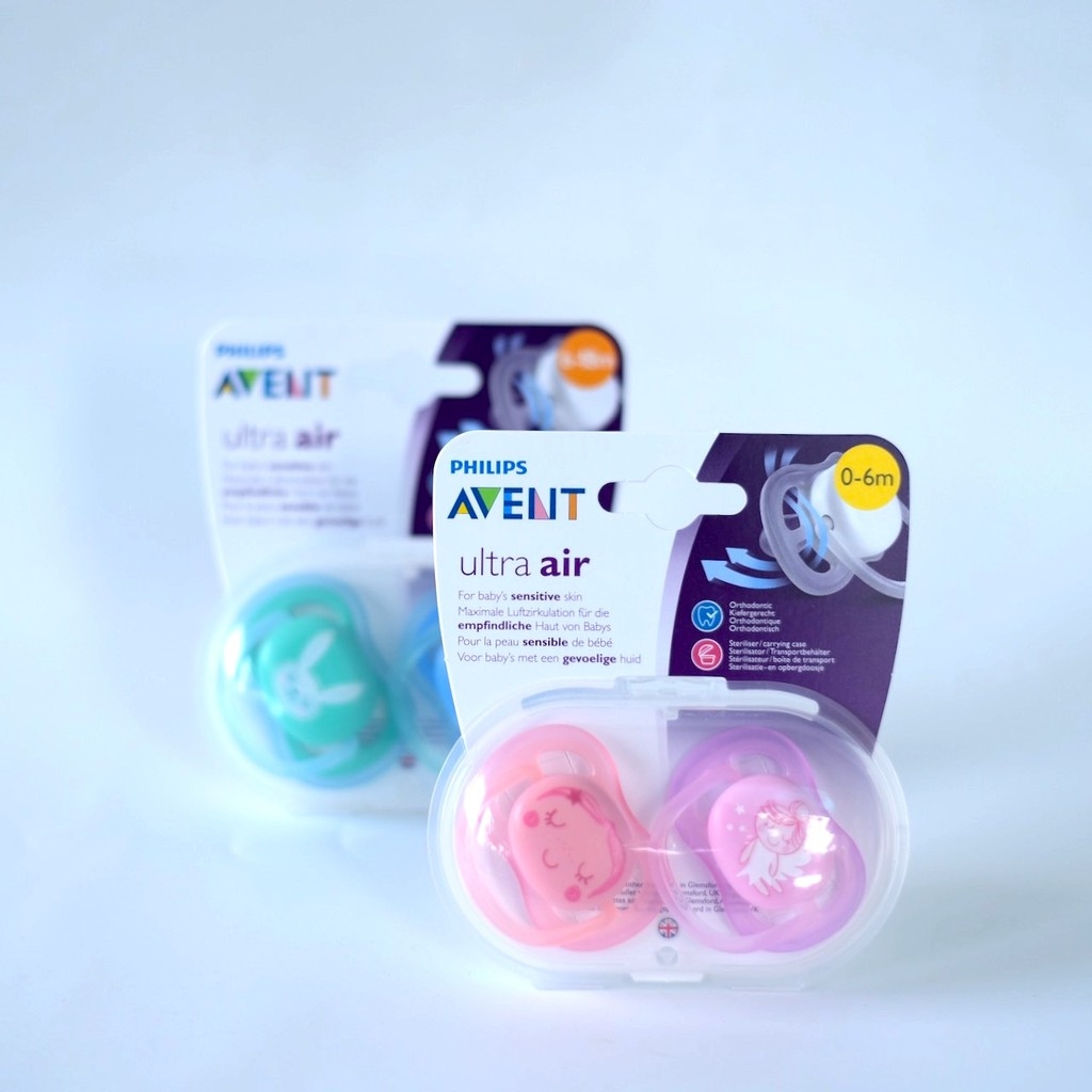Ty Ngậm Philips AVENT Ultra Air 0-6-18 Tháng