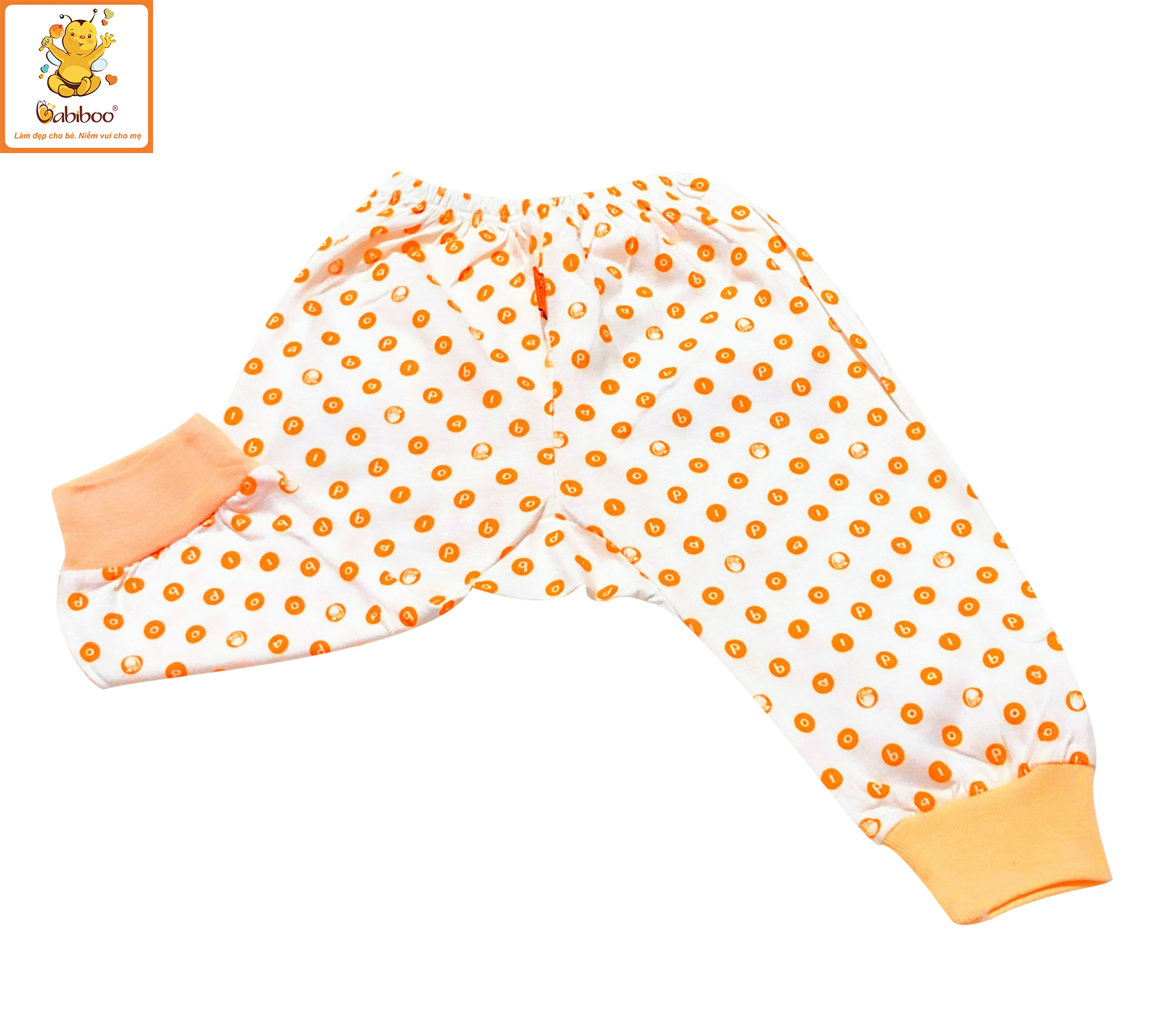 Quần dài cho bé gái BABIBOO quần dài đáy bỉm, vải cotton mềm mại  BB38