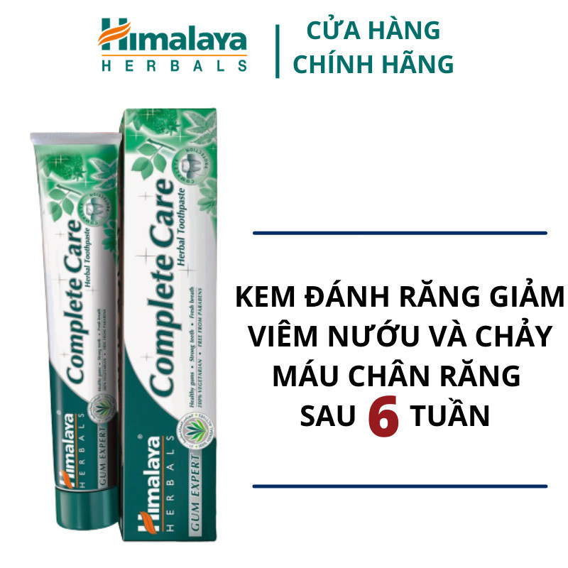 Ba tuýp kem đánh răng bảo vệ nướu, kháng khuẩn - Himalaya Complete Care Toothpaste 100g