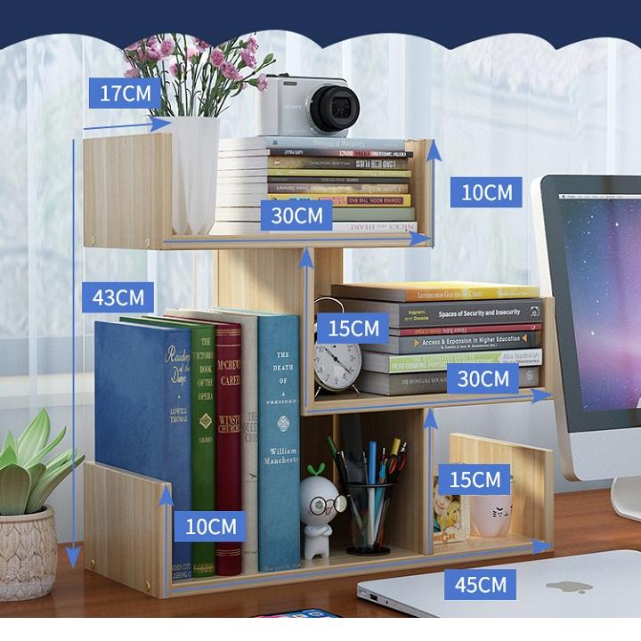 Kệ sách để bàn gỗ cao cấp