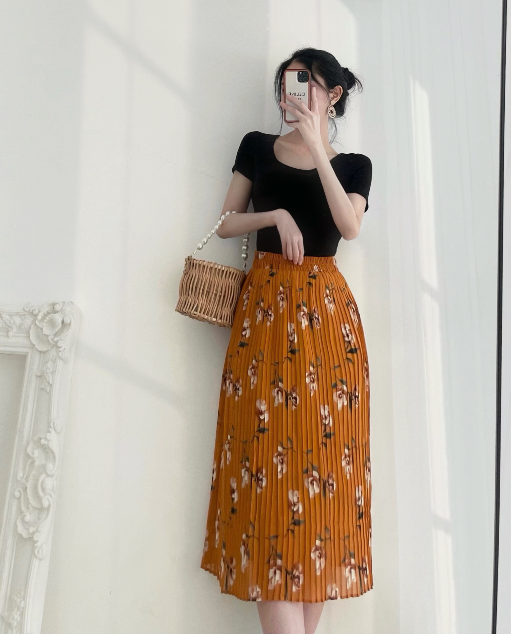 CATI Chân váy dập ly (1983)