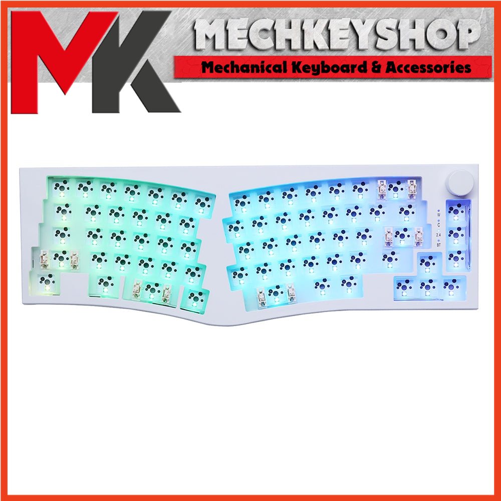 Kit bàn phím cơ Feker Alice 80 | 3 Modes | Keymap VIA | Mạch Xuôi Gasket RGB Hotswap Núm Xoay Pin 8k