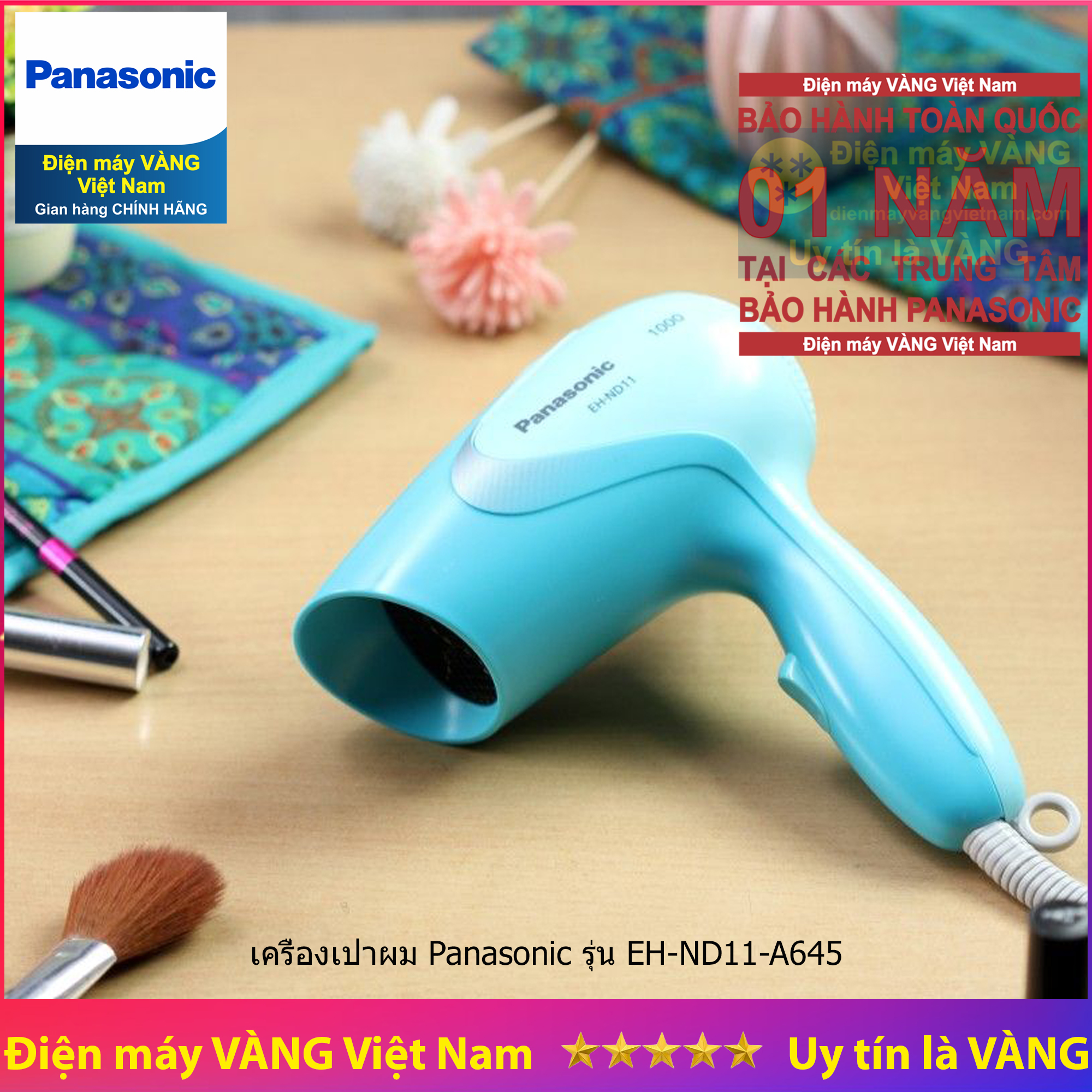 Máy sấy tóc Thái Lan Panasonic EH-ND11 (Xanh dương) - Hàng công ty
