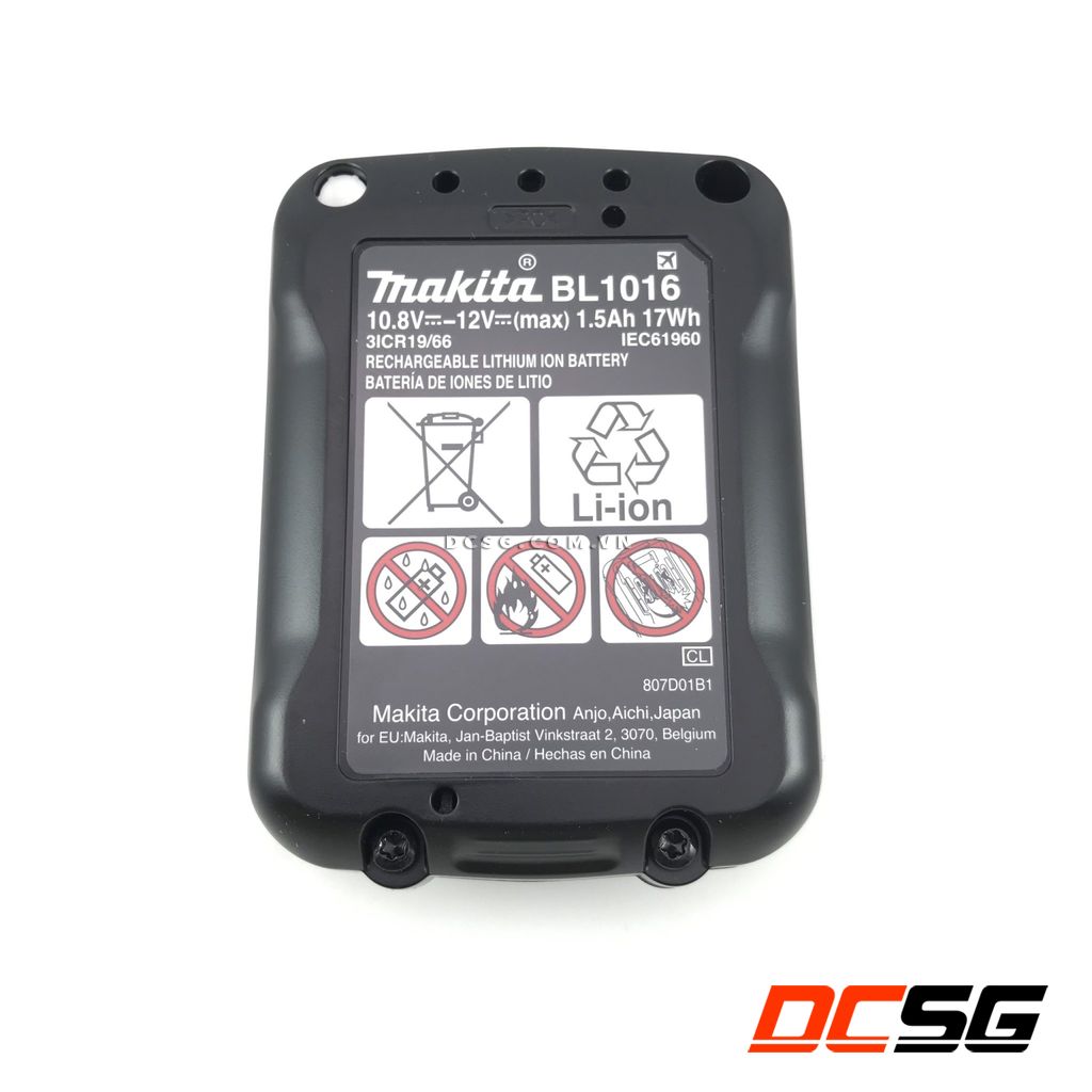 Pin 12Vmax 1.5Ah Makita BL1016 (tách bộ KM) | DCSG
