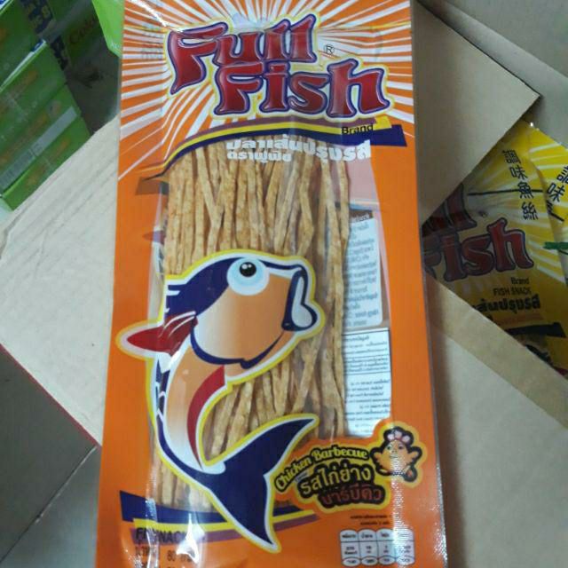 [HCM]Combo 4 gói ( 4 vị) Cá khô sợi Full Fish 70g thái lan 4 vị