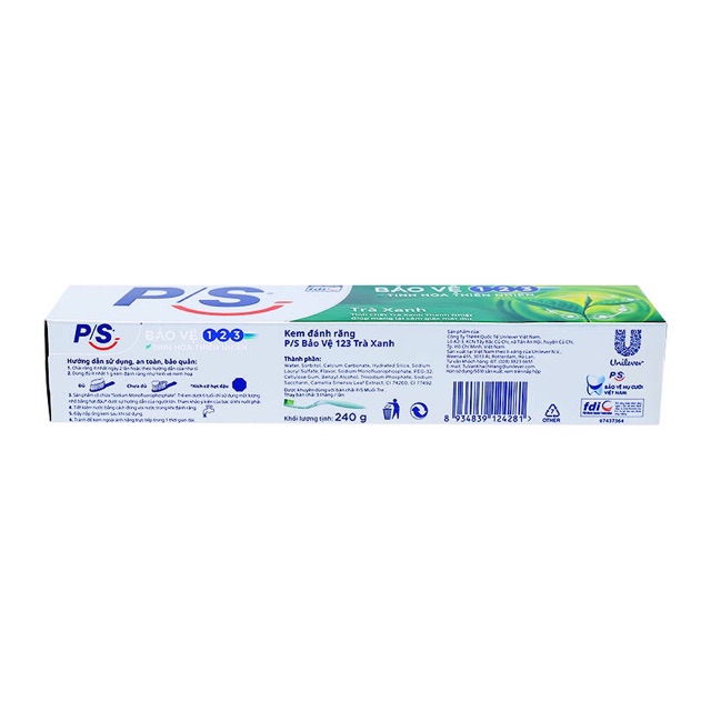 [HCM]Kem Đánh Răng P/S Trà Xanh 180g