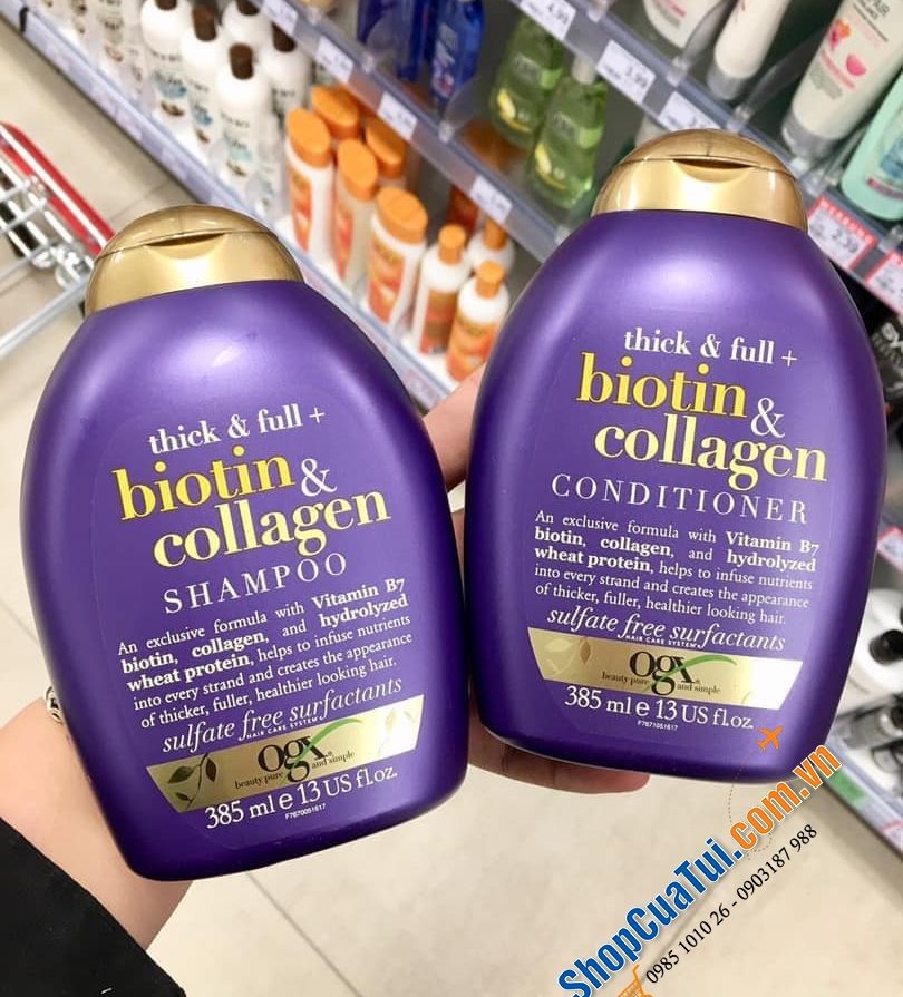 Dầu gội,xả Thick And Full Biotin 385ml USA