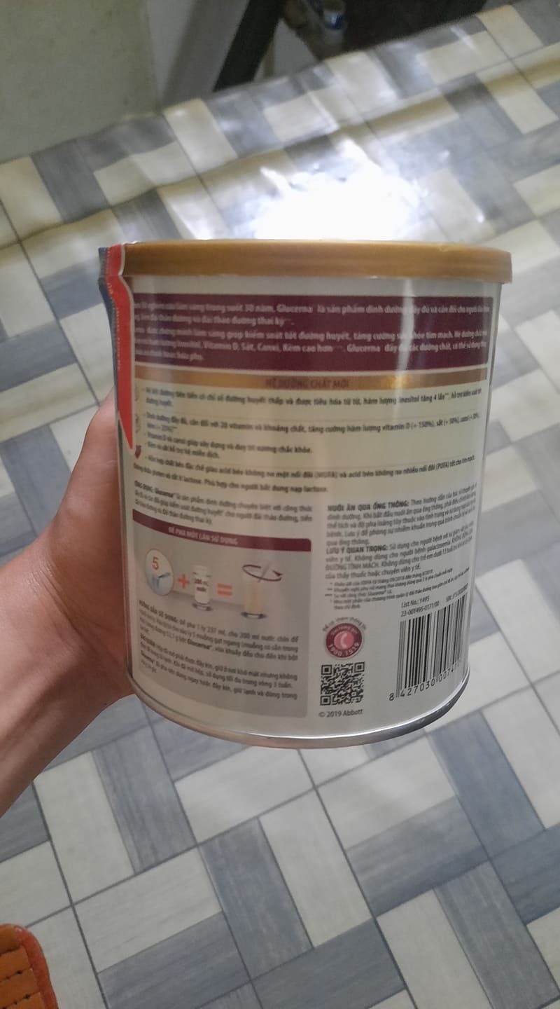 Sữa Bột Glucerna Hương Vani 400g