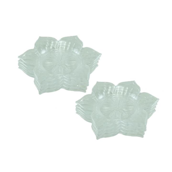 Bộ 10 miếng đế lót ly trong hoa mai Rico (Vàng)