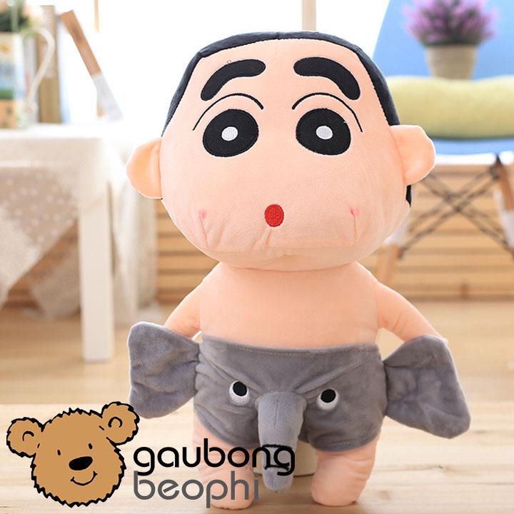 GẤU BÔNG SHIN MẶC QUẦN VOI SIZE 1M