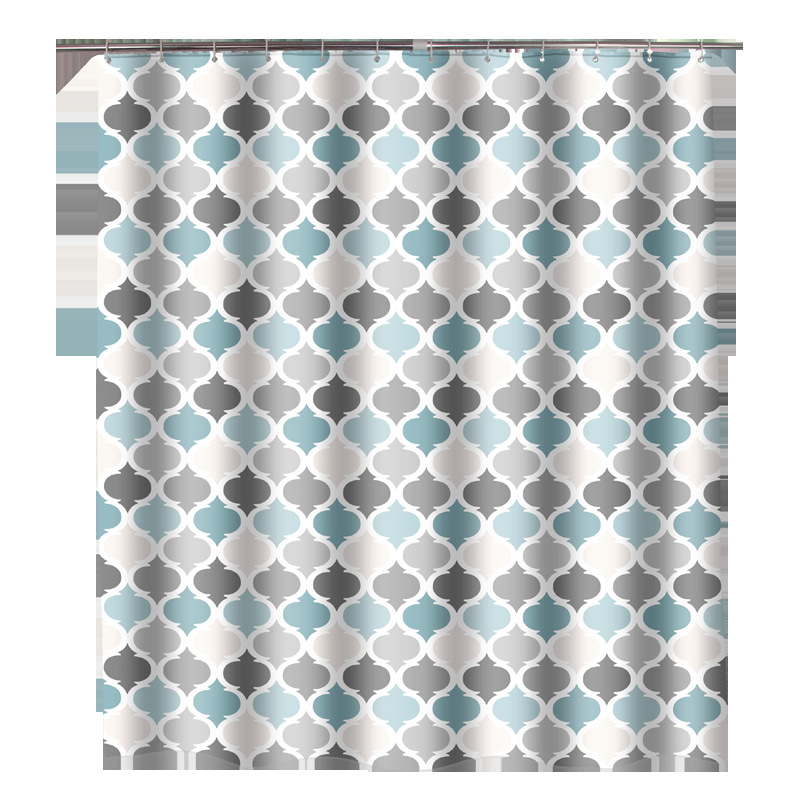 Rèm Nhà Tắm (1m5 x 2m), Không Thấm Nước Vải Polyester