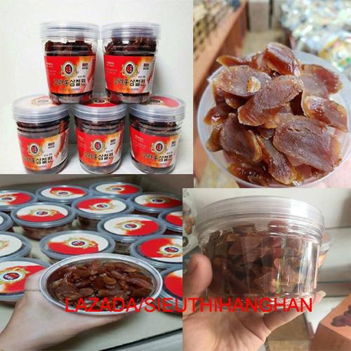 Hồng sâm lát tẩm mật ong vitamin thanh dịu ít ngọt Hàn Quốc cốc 200g