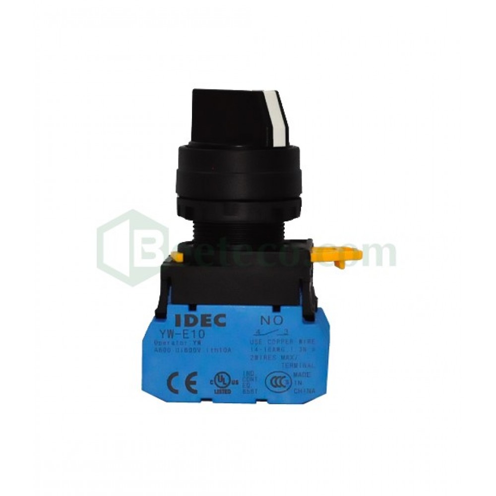 YW1S-2E : Công tắc xoay Idec phi 22, 2 vị trí