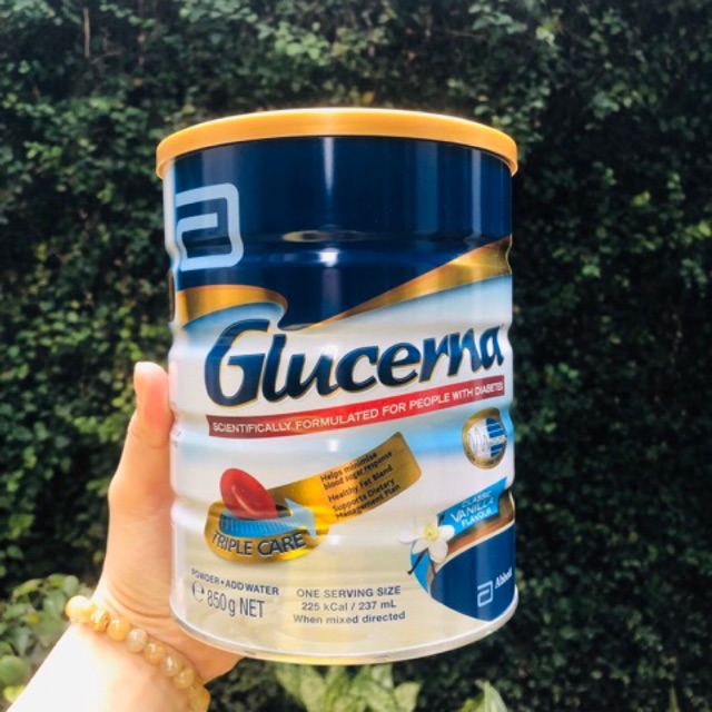 SỮA BỘT TIỂU ĐƯỜNG GLUCERNA ÚC VANI 850GR