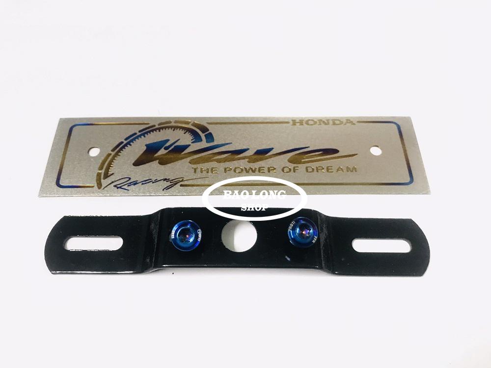 Bảng tên TiTanium Khò gắn Wave + 2 ốc Proti