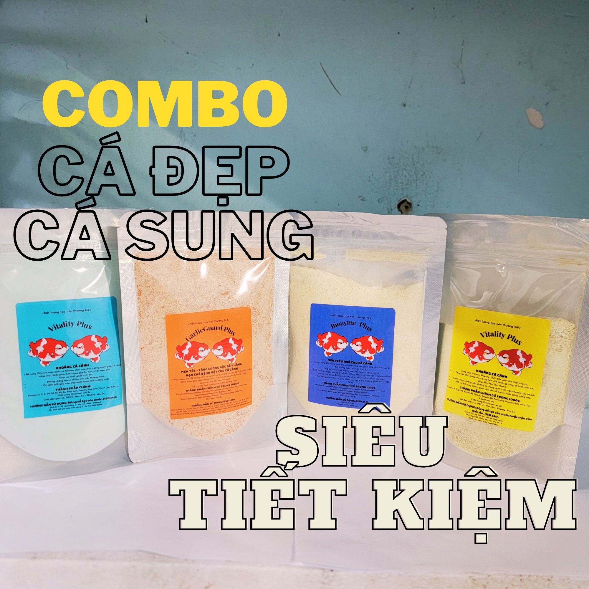 MEN TIÊU HOÁ CHO CÁ CẢNH Biozyme Plus