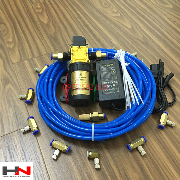Bộ phun sương 10 vòi máy 12V