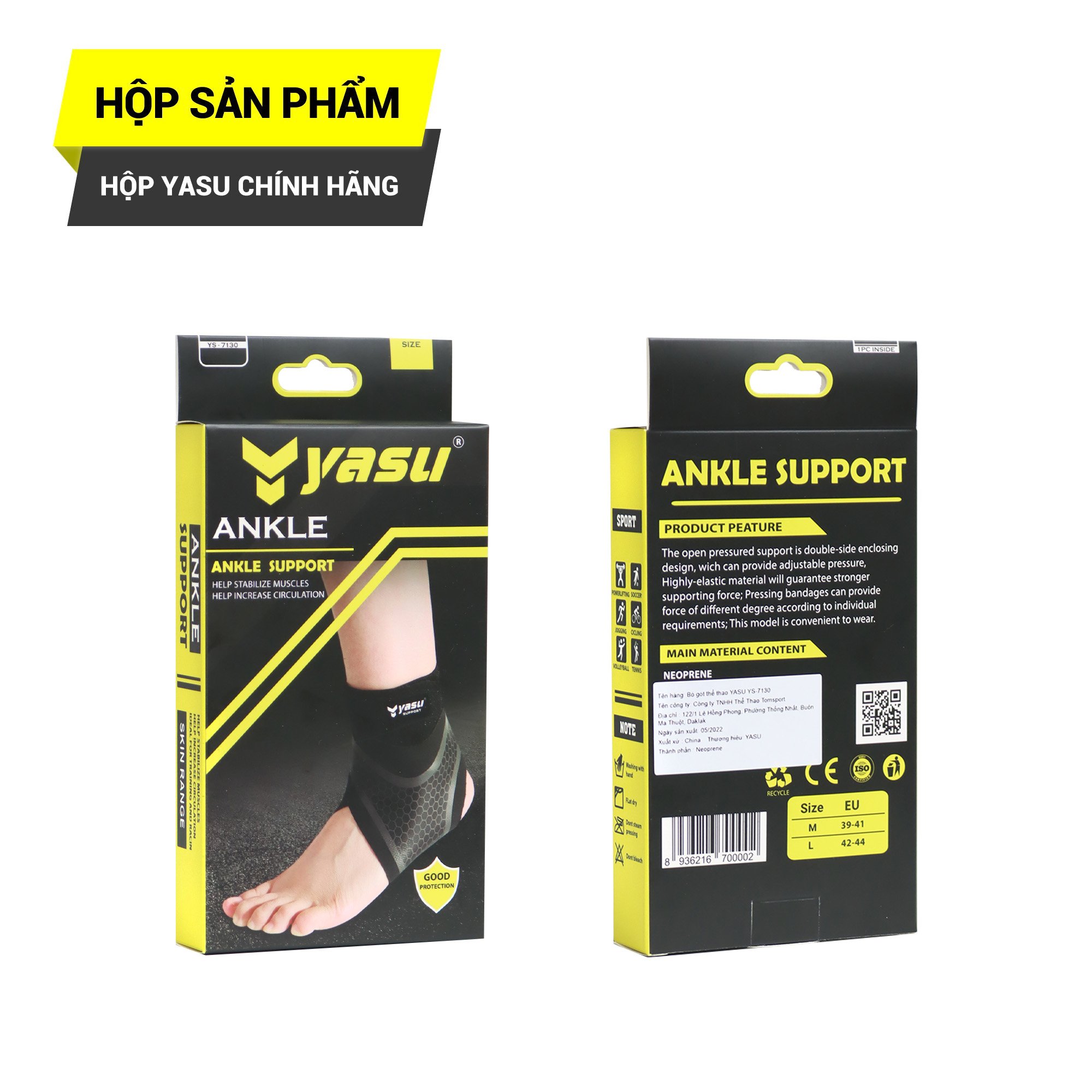 Băng cổ chân siêu mỏng co dãn  YS7130 ( 1 Chiếc )