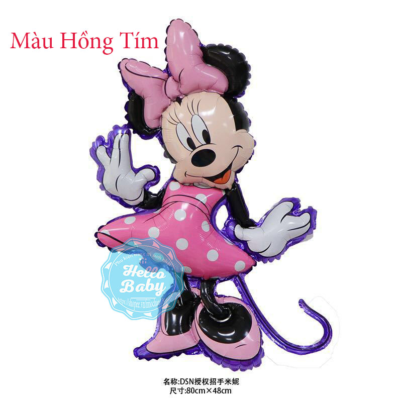 Bóng trang trí hình chuột Micky/Minnie (60cm)
