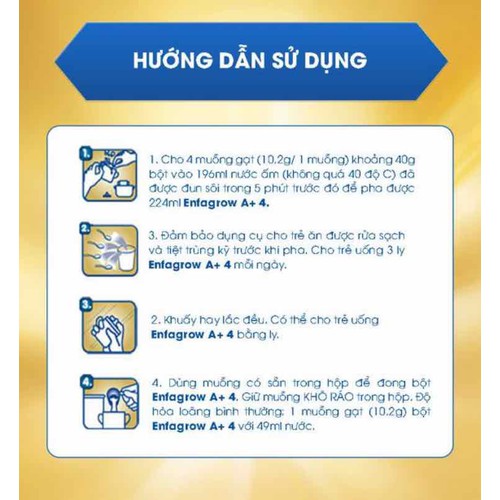 Sữa bột EnfaGrow 4 830g