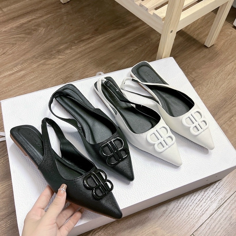 [MUA 1 TẶNG 1] GIÀYbúp bê khoá BB mũi nhọn sang chảnh (tặng quà+HỘP)