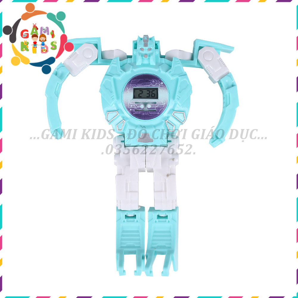 Đồng hồ Robot biến hình cực ngầu cho bé Fullbox
