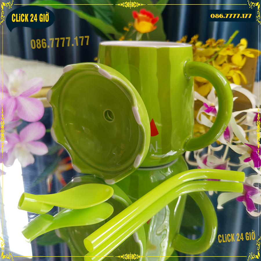Cốc Sứ Hình Trái Cây Siêu Đáng Yêu