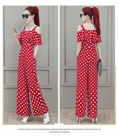 [HCM]JUMPSUIT DÀI CHẤM BI SANG CHẢNH