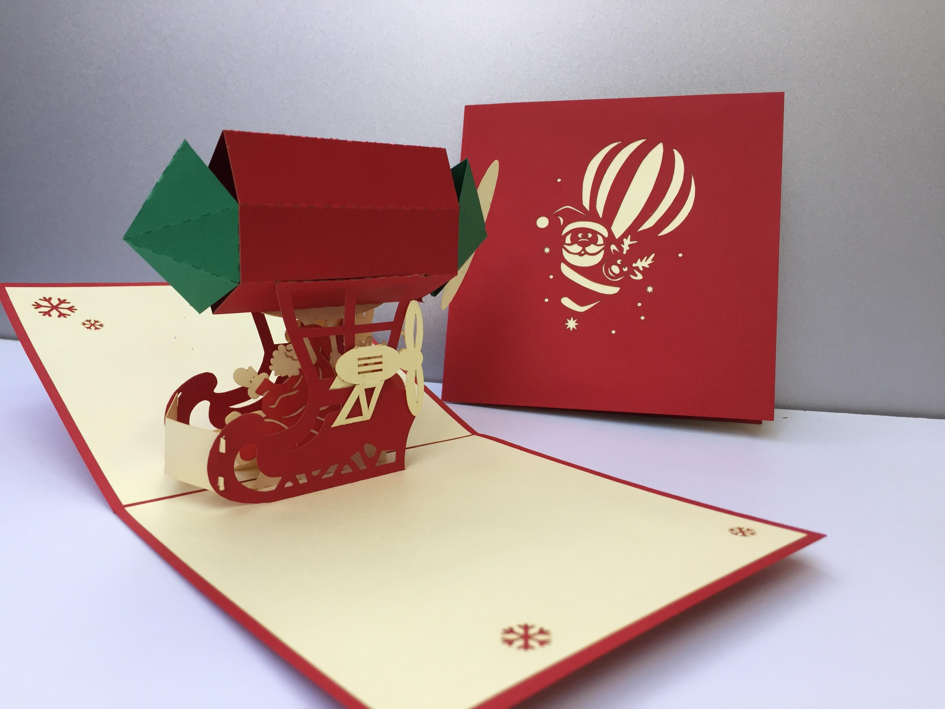 Santa 10 - Noel - 3D Card