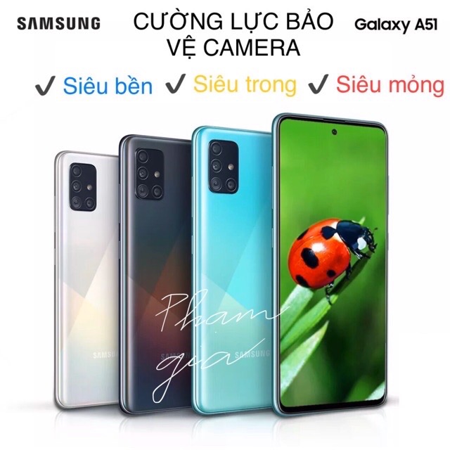 [HCM]Dán cường lực CAMERA Samsung A51 /A71