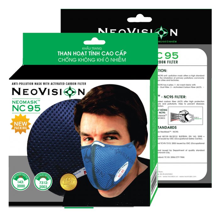 NeoMask NC95 Activated Carbon Protection Mask