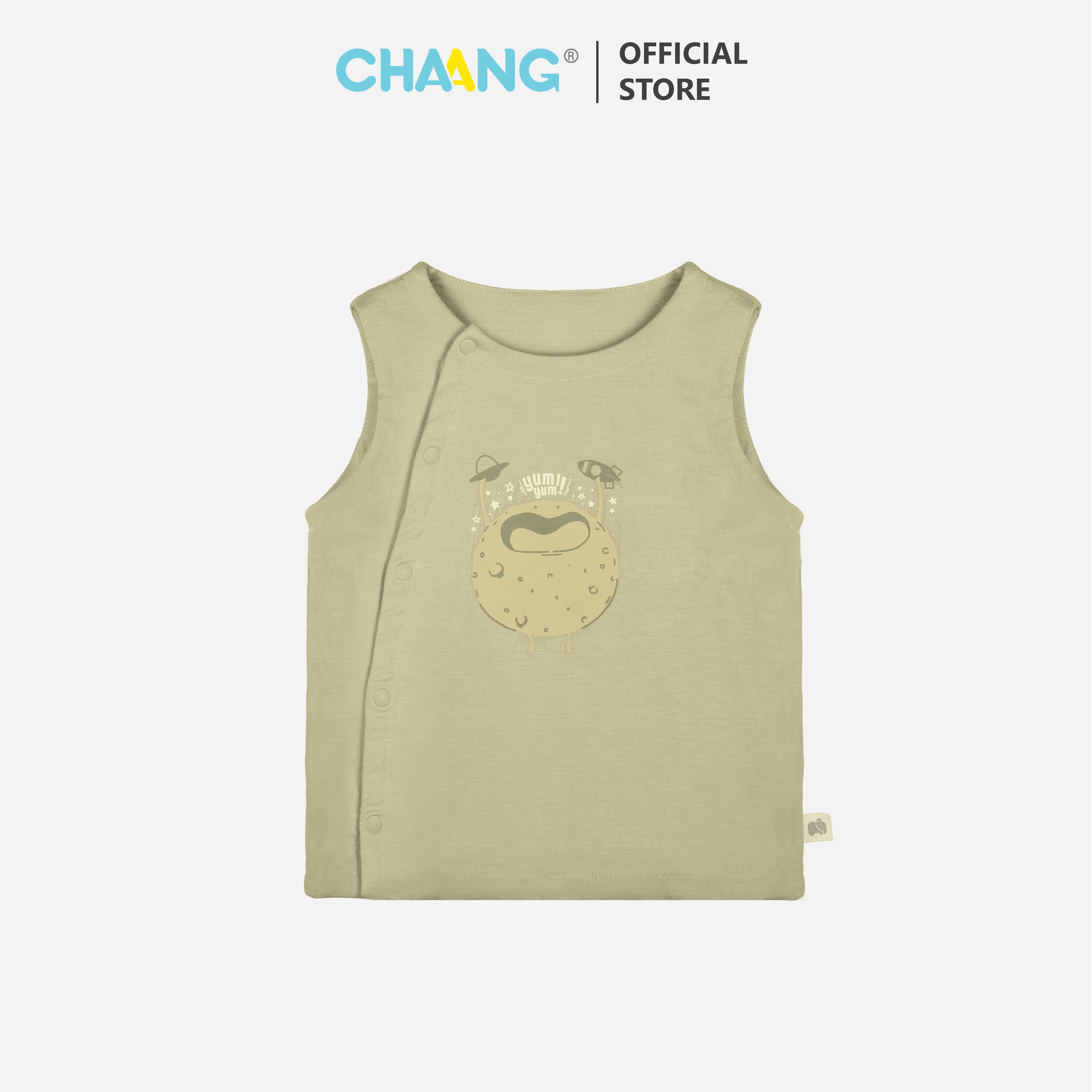 Áo gile cho bé trai cosmos xanh lá chaang-form nhỏ tăng 2 size