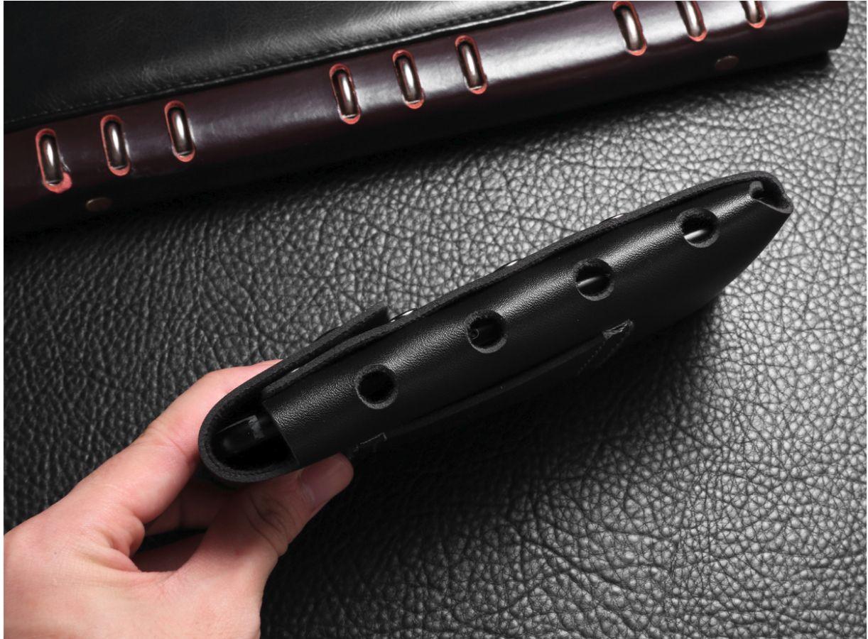 bao da đeo lưng classic để 2 điện thoại
