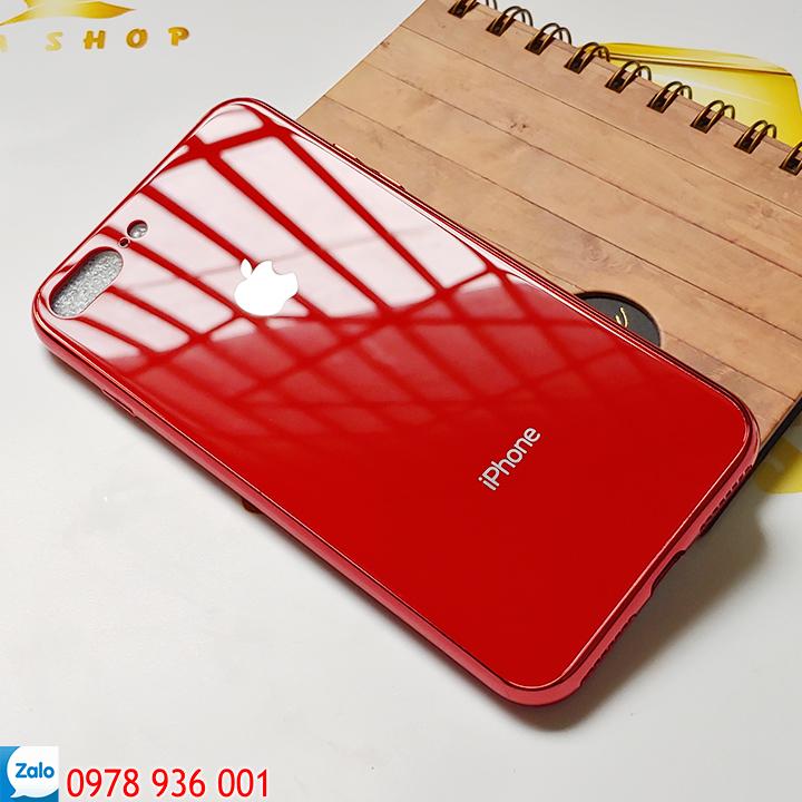 [TẶNG CƯỜNG LỰC] Ốp lưng iPhone 7 Plus - iPhone 8 Plus lưng kính CAO CẤP