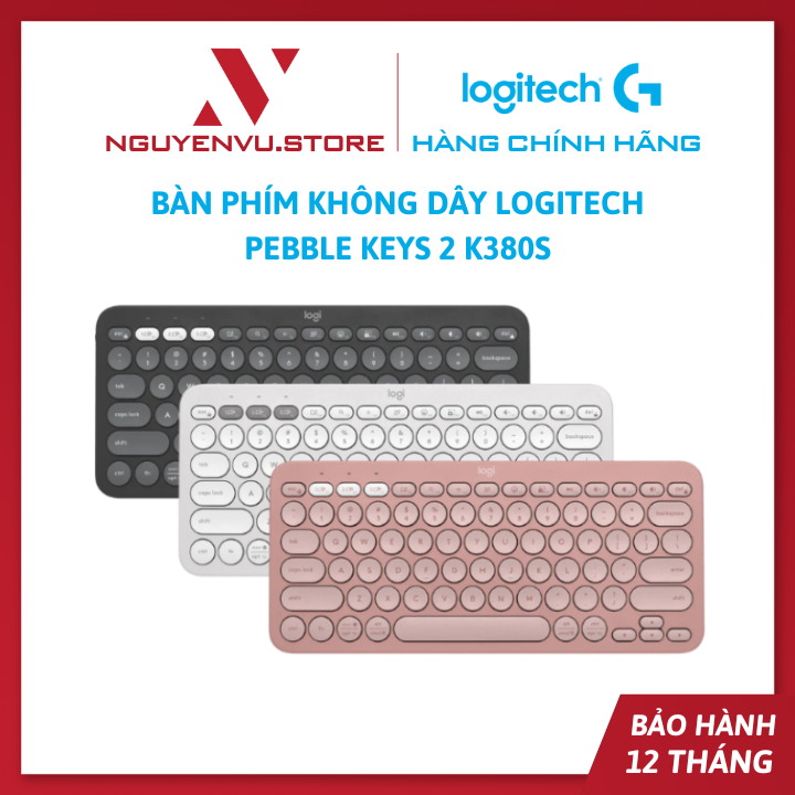 Logitech K380 S Pebble 2 Bluetooth keyboard-multi-device, custom shortcut, slim light, easy-switch ( Logitech K380 S ) -authentic