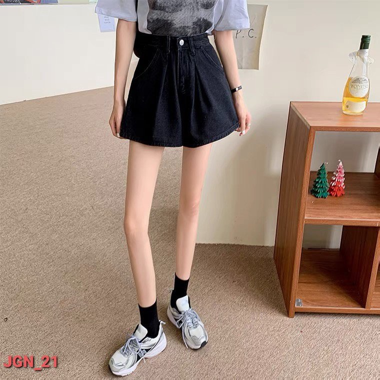 Quần Short Jeans Ngố Giả Váy