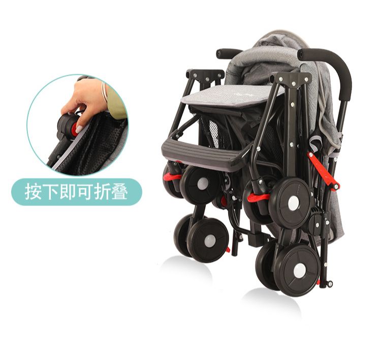 Xe đẩy du lịch gấp gọn có tay kéo 608A
