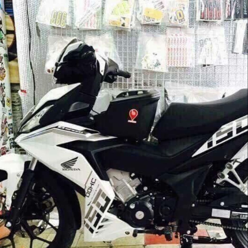Tem rời dán xe winner trắng 3 lớp cao cấp
