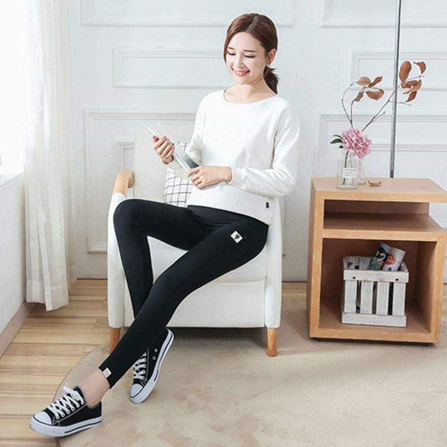 [FREESHIPMAX] quần bầu dài chất co dãn cho mẹ bầu