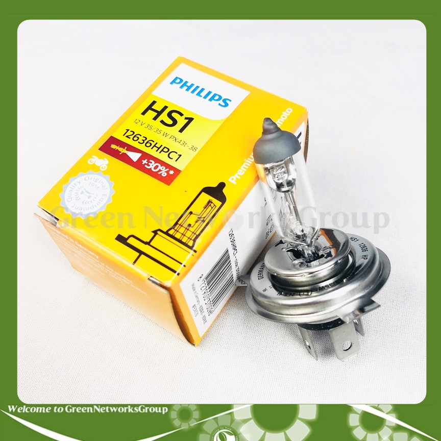 [HCM]Bóng đèn Halogen HS1 Philips 12V 35W Greennetworks