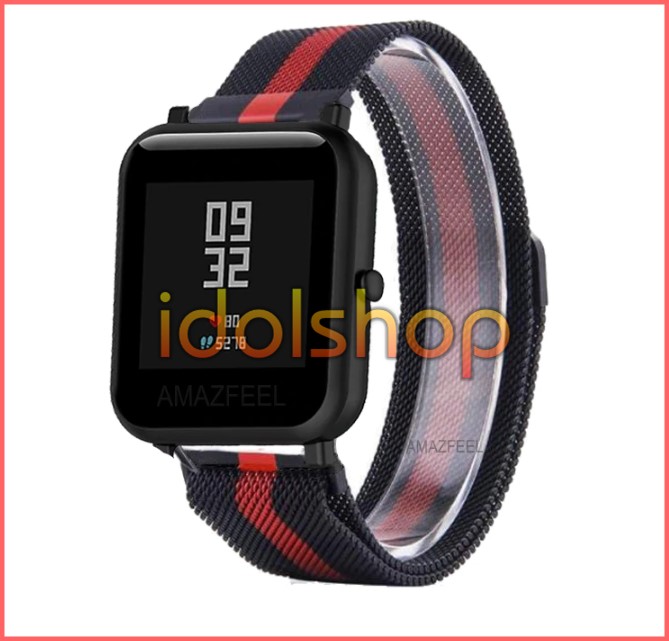 Dây Milanese loop nam châm thép không gỉ 22mm