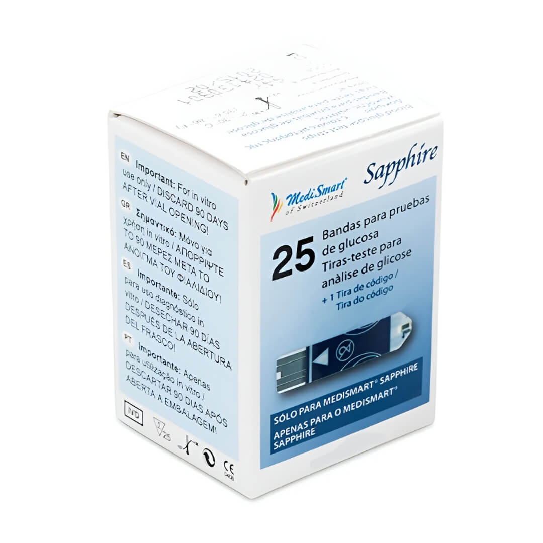 Que thử đường huyết Medismart (hộp 25 hoặc 50 que)