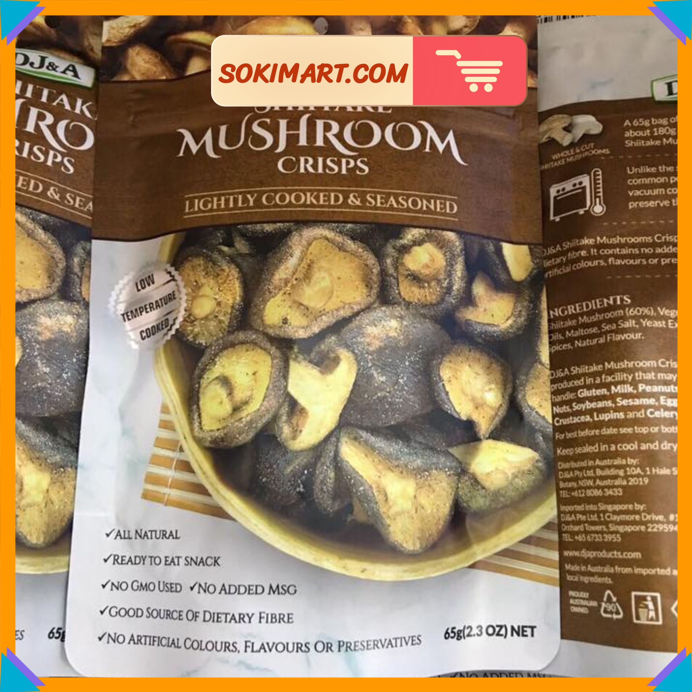 Nấm sấy khô Úc  - 65g