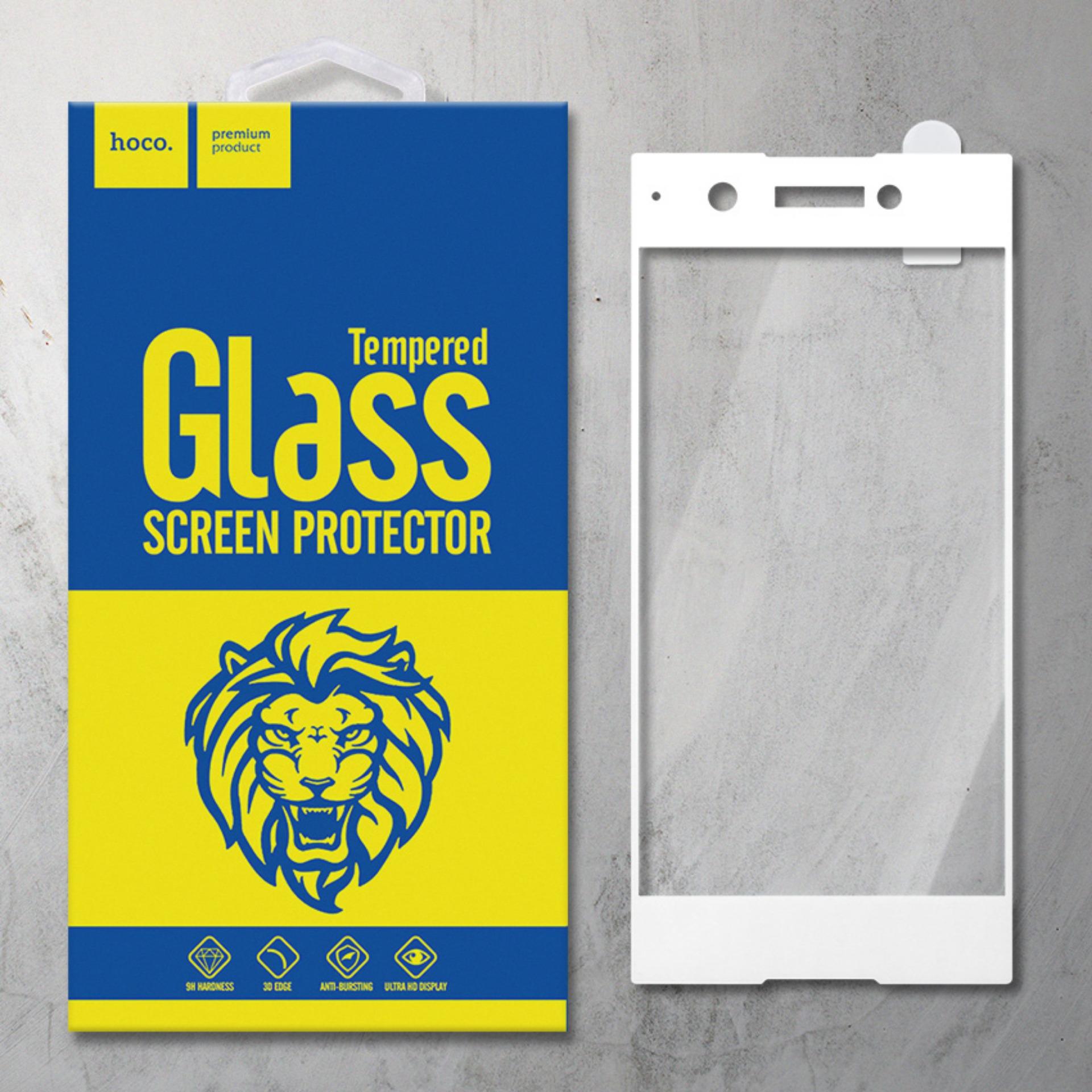 Miếng dán cường lực Sony Xperia XA1 hiệu Hoco Full màn hình - Trắng