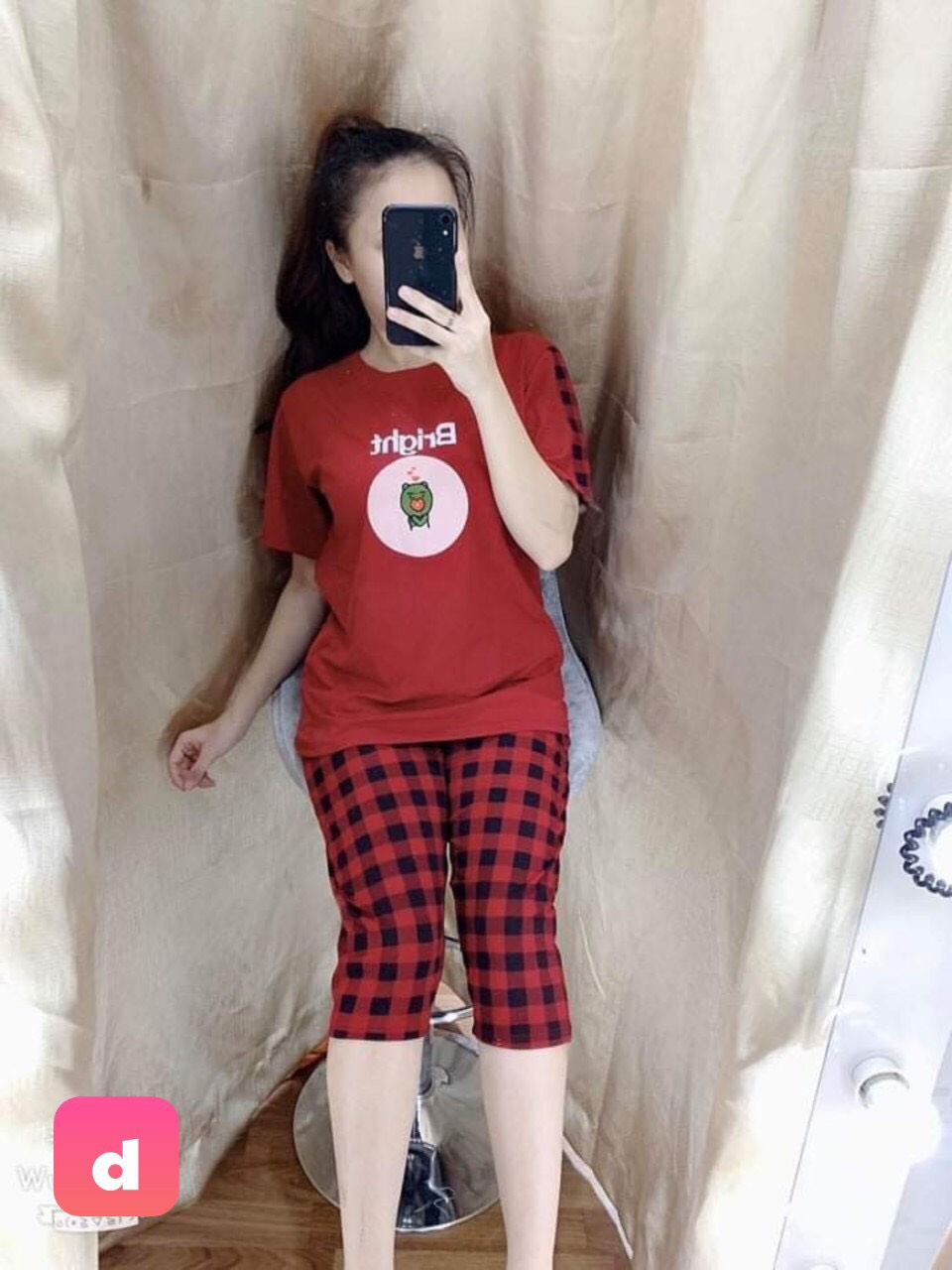 Set bộ lửng sọc cực hot siêu xinh cho chị em