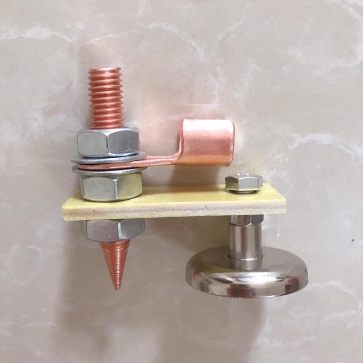 Dụng Cụ Kẹp Mass Dạng 1 Chân Nam Châm Cho Máy Hàn